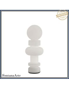 Fontana Arte Re Lampada Tavolo Grande Bianco