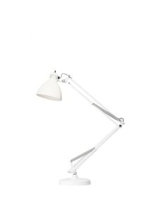 Fontana Arte Naska Lampada Tavolo Grande Bianco