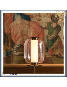 Fontana Arte Meridiano Lampada Tavolo Media Rosa 2