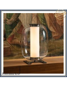 Fontana Arte Meridiano Lampada Tavolo Media Trasparente 2