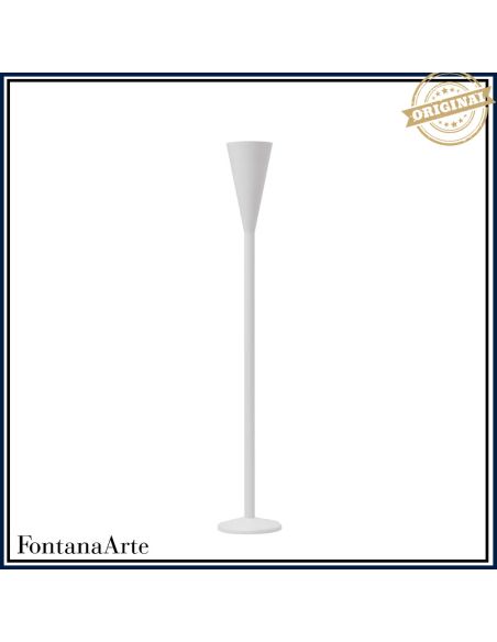Luminator Lampada Terra Grande Bianco Fontana Arte