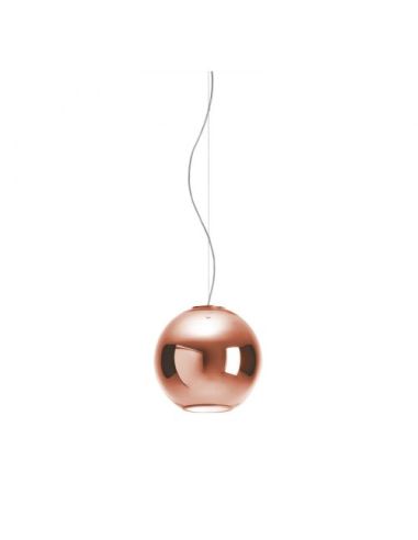 Globo Di Luce Lampada Sospensione Media Rame Fontana Arte