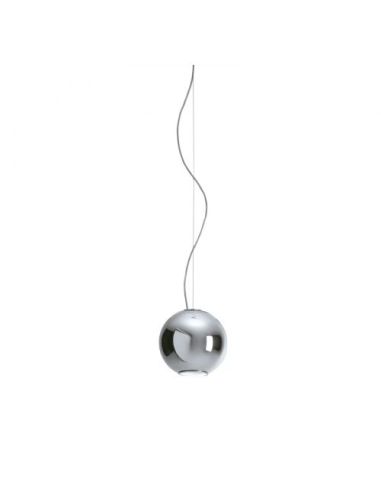Globo Di Luce Lampada Sospensione Piccola Cromo Fontana Arte