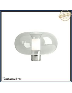 Lampada Da Lampada Tavolo Grande Cromo Fontana Arte