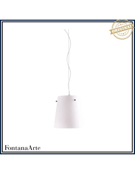 Fontana Lampada Sospensione Piccola Bianco Fontana Arte