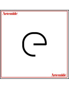 Artemide Alphabet Of Light Lampada Da Parete 'E' Lowercase E Solo Supporto