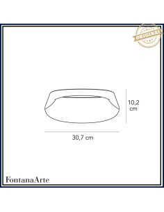 Bonnet Lampada Parete Media Bianco Fontana Arte 2