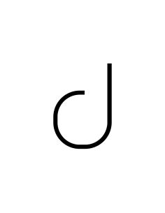 Artemide Alphabet Of Light Lampada Da Parete 'D' Lowercase