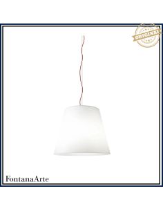 Amax Lampada Sospensione Media Bianco Fontana Arte