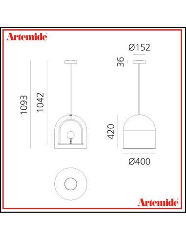 Artemide Yanzi Lampada Sospensione