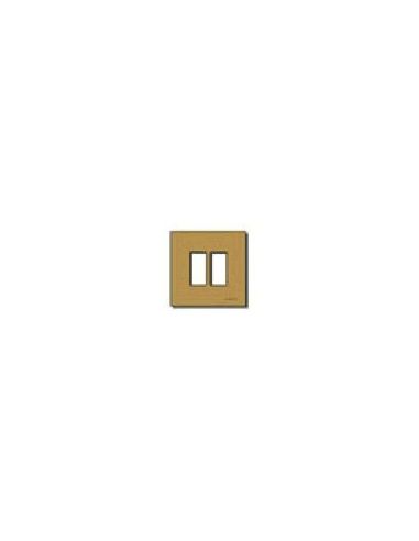 Placca 2M Allum. Scatto Bronzo