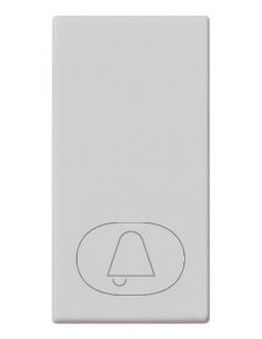 Tasto 1M Simbolo Campanello Silver
