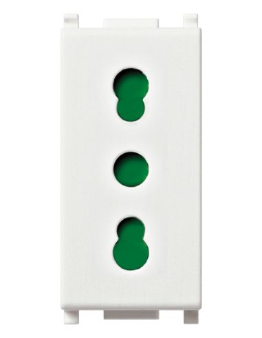 Presa 2Pt 16A P17/11 Bianco