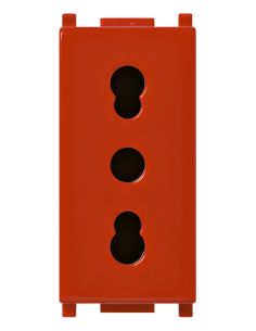 Presa 2Pt 16A P17/11 Rosso