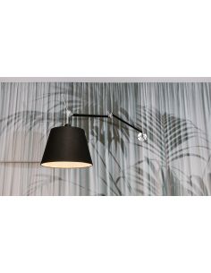 Artemide Tolomeo Mega Diffusore Tessuto Nero Diametro 420
