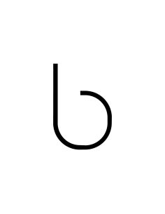 Artemide Alphabet Of Light Lampada Da Parete 'B' Lowercase