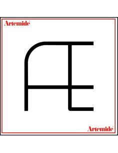 Artemide Alphabet Of Light Lampada Da Parete 'Æ' Uppercase E Solo Supporto