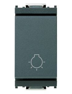 Pulsante 1P No 10A Luce Grigio