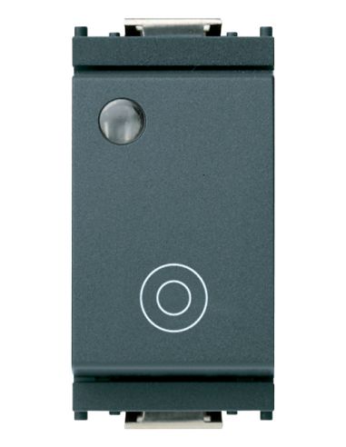 Pulsante 1Pno 10A Generico Lum.So Grigio