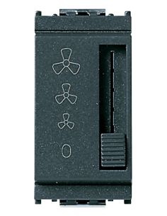 Commutatore A Slitta 1P 6(2)A Grigio