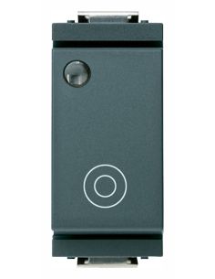 Pulsante 1Pno 10A Generico Lum.So Grigio