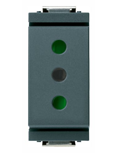 Presa 2Pt 10A P11 Grigio