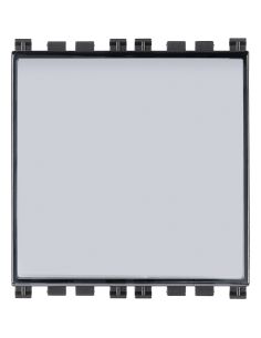 Pulsante Targhetta 1P No 10A Grigio