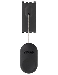 Pulsante 1P No 10A Tirante Grigio