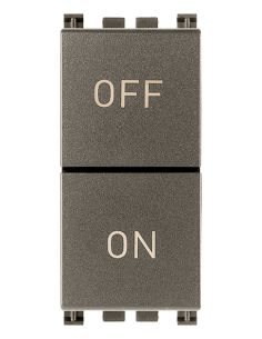 Due Pulsanti Indipend. Nonc 10A Metal