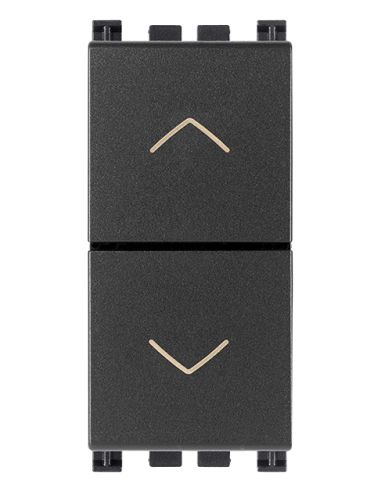 Due Pulsanti Interblocc.Nono 10A Grigio