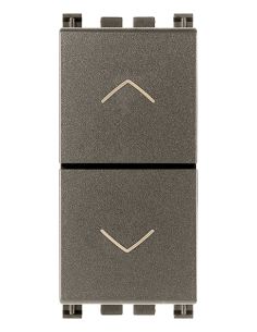 Due Pulsanti Interblocc. Nono 10A Metal