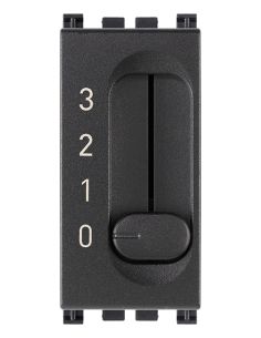 Commutatore A Slitta 1P 6(2)A Grigio