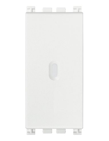 Pulsante 1P No 10A Assiale Bianco