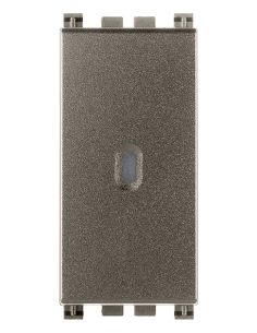 Pulsante 1P No 10A Assiale Metal