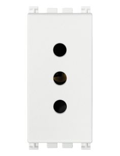 Presa 2Pt 10A P11 Bianco