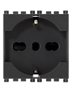 Presa 2Pt 16A Universale Grigio