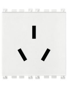 Presa Sicury 2Pt 16A Cinese Bianco