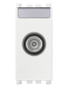 Presa Tv-Rd-Sat Passante Bianco