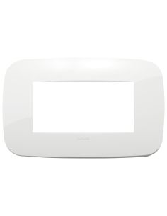 Placca Round 4M Bianco