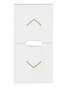 Due Mezzi Tasti 1M Simboli Frecce Bianco