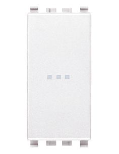 Interruttore 1P 16Ax Assiale Bianco