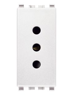 Presa 2Pt 10A P11 Bianco