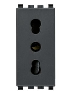 Presa 2Pt 16A P17/11 Grigio