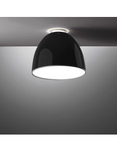 Artemide Nur Mini Gloss Led Lampada Soffitto Nero