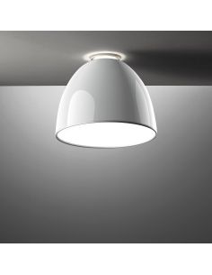 Artemide Nur Mini Gloss Led Lampada Soffitto Bianco
