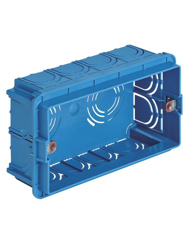 Scatola Incasso Rettang. 4M Azzurro