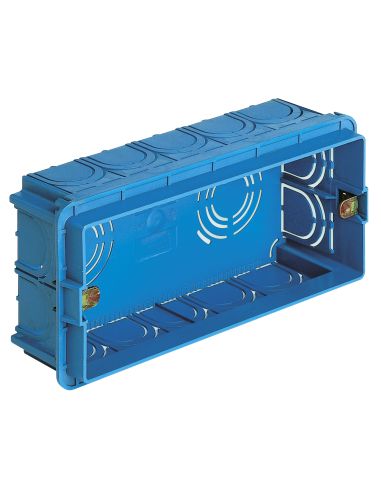 Scatola Incasso Rettang. 5M Azzurro