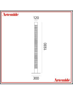 Artemide Mimesi Led Lampada Da Terra White Integralis App 2