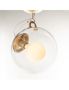 Artemide Miconos Lampada Soffitto Oro Satinato