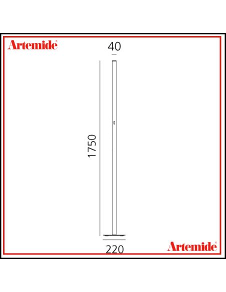 Artemide Ilio Mini Led Lampada Da Terra App 3000K Bianco Opaco Artemide Ilio Mini Led Lampada Da Terra App 3000K Bianco Opaco